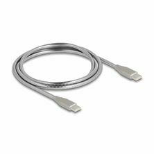 Delock kabel USB C-C 1m 60W 20V 3A kovinski ovoj 81259