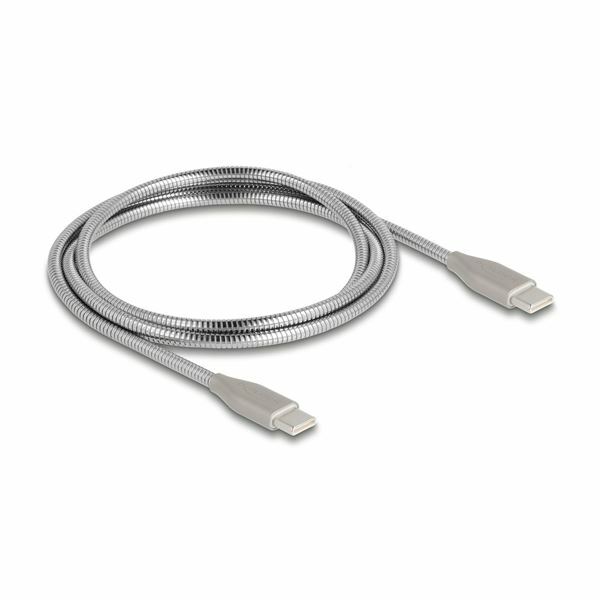Delock kabel USB C-C 1m 60W 20V 3A kovinski ovoj 81259