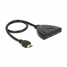 Delock HDMI stikalo dvosmerno 3x1 4K 30Hz 87619