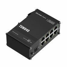 Teltonika stikalo 100M 8-port DIN PoE mini kovinsko ohišje TSW040