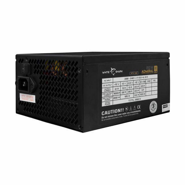 WHITE SHARK napajalnik ATX 850W modularni GOLD GPSU-850W ADMIRAL