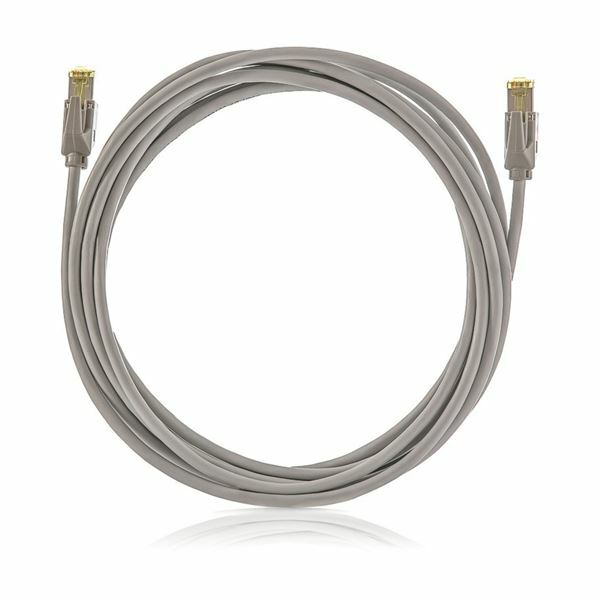 KELine patch SFTP CAT.6A 0,25m siv KEL-C6A-P-0025