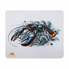 BARACUDA podloga za miško bela BGMP-061 LOBSTER