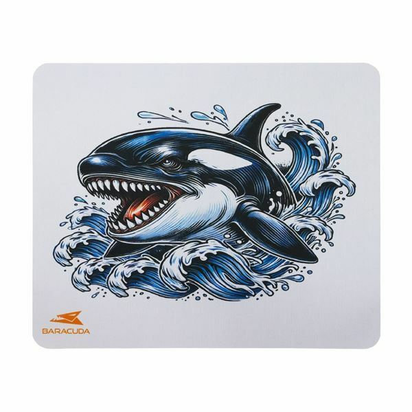 BARACUDA podloga za miško bela BGMP-071 ORCA