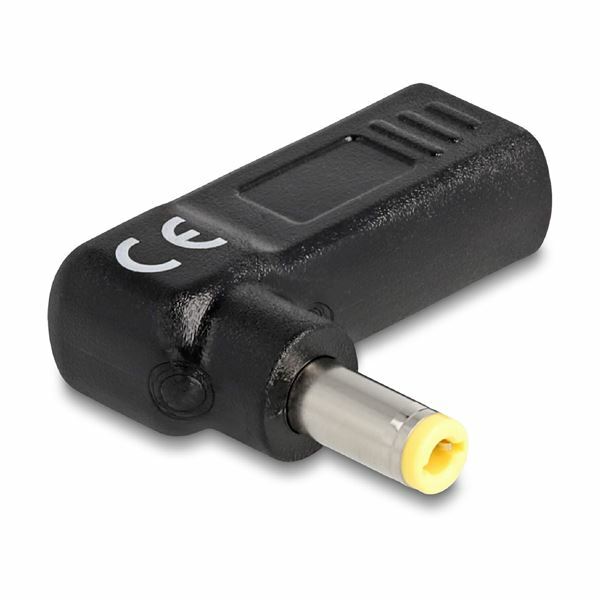 Delock adapter USB TipC napajalni za prenosnik 60W DC 5,5 fi x 2,5mm kotni
