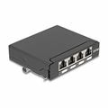 Delock nadometna vtičnica 4x Cat.6A RJ45 FTP DIN 90378