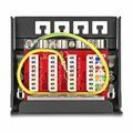 Picture of Delock nadometni panel 4x Cat.6A RJ45 FTP DIN 90378