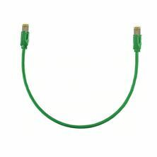 KELine patch SFTP CAT.6A 0,25m zelen KEL-C6A-P-0025-GN