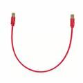 KELine patch SFTP CAT.6A 0,25m rdeč KEL-C6A-P-0025-RD