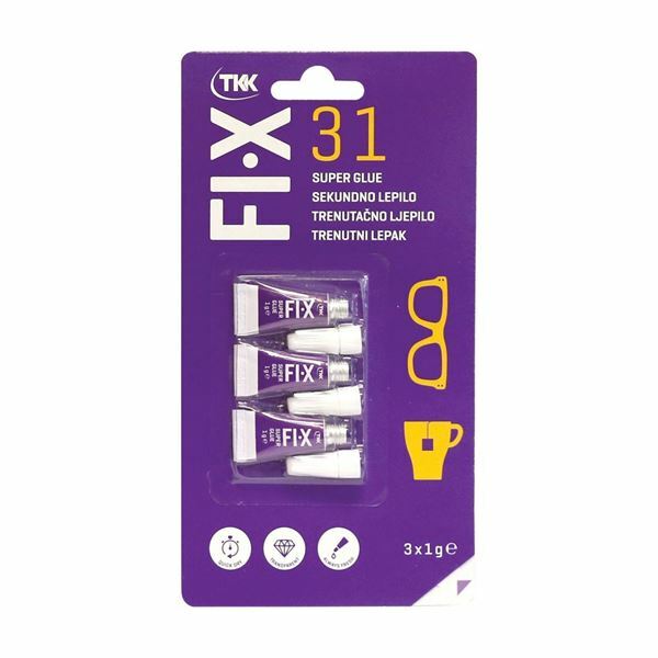 TKK sekundno lepilo FIX 31 3x 1g