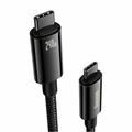 Picture of Baseus kabel USB C-C 2m 240W Tungsten Gold pleten črn CAWJ040101