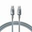 Baseus kabel USB C-C 2m 100W 20V 5A Discolor pleten siv E0420703