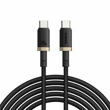 Baseus kabel USB C-C 2m 240W Dura Fast pleten črn P10377803U03-00