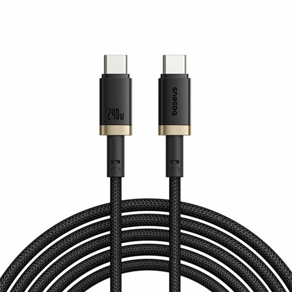 Baseus kabel USB C-C 2m 240W Dura Fast pleten črn P10377803U03-00