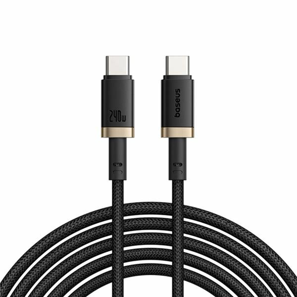 Baseus kabel USB C-C 2m 240W Dura Fast pleten črn P10377803U03-00