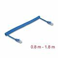 Picture of Delock patch UTP CAT.6 0,8m – 1,8m spiralni moder 90362