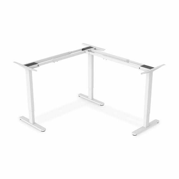 Digitus delovna postaja-el.dvig do 120cm višine kotna miza bela DA-90453