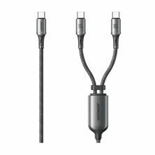 Joyroom kabel USB 2v1 2x TipC 1.5m 100W S-A57