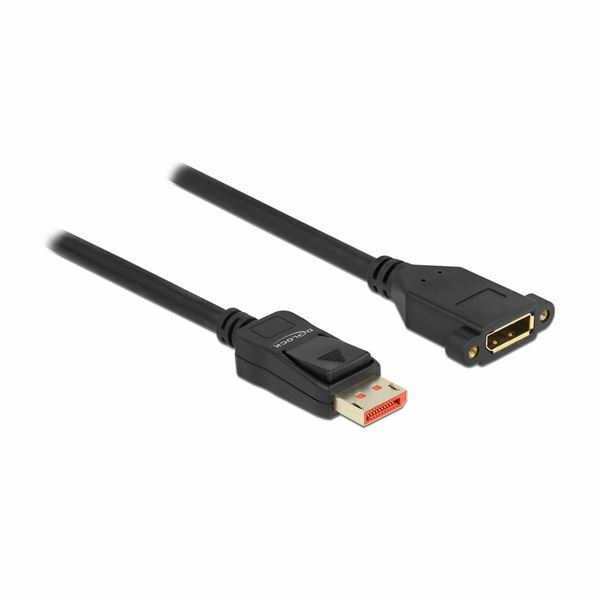 Delock podaljšek DisplayPort 1m 8K 60Hz črn vgradni 87095