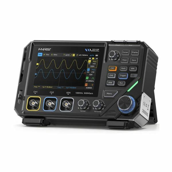 Fnirsi namizni osciloskop 2CH 100MHz 3v1 2D15P