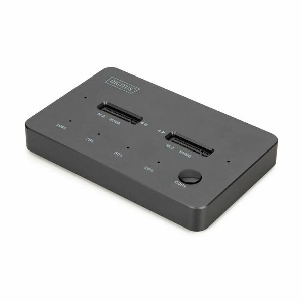 Digitus čitalec in presnemovalec diskov USB 3.1 TipC za M.2 NVMe +SATA DA-71545-1