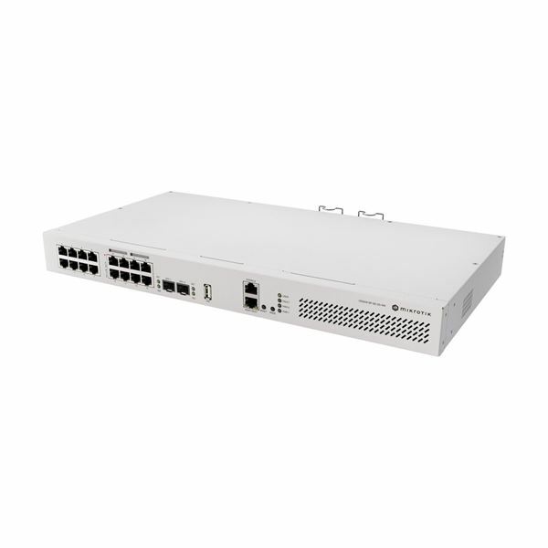 Mikrotik stikalo Giga 16-port rack 2xSFP+ 8x PoE CRS418-8P-8G-2S+RM