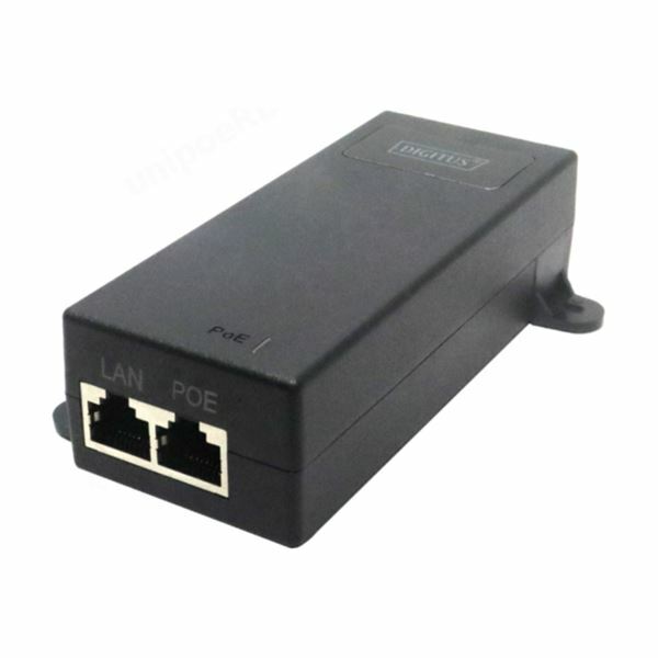Digitus PoE napajalnik UTP 60W IEEE802.3 at Ultra Giga DN-95104-1