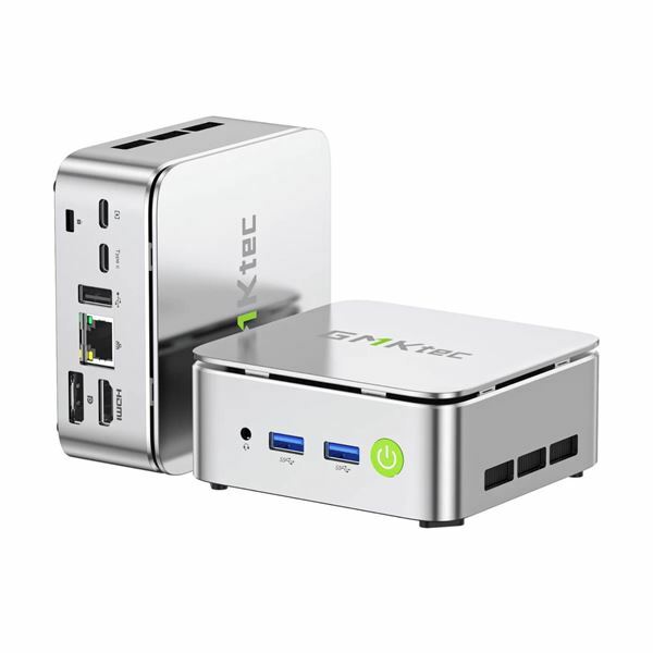 GMKtec računalnik mini PC G10 AMD Ryzen5 16GB RAM 512GB SSD NucBox srebrn