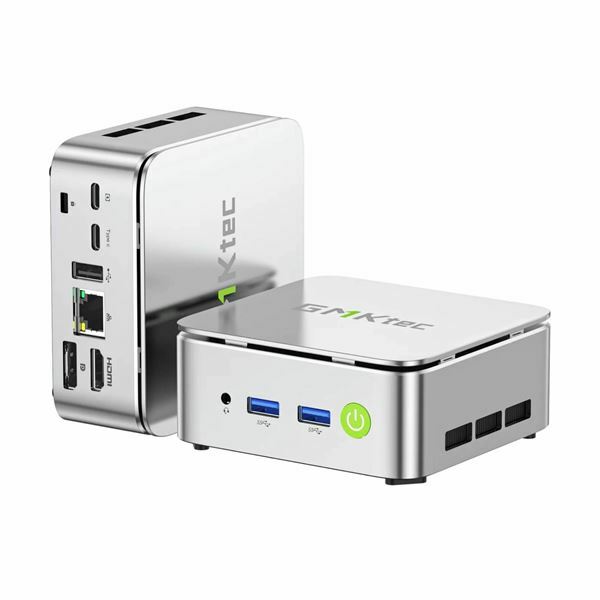GMKtec računalnik mini PC G10 AMD Ryzen5 16GB RAM 512GB SSD NucBox srebrn