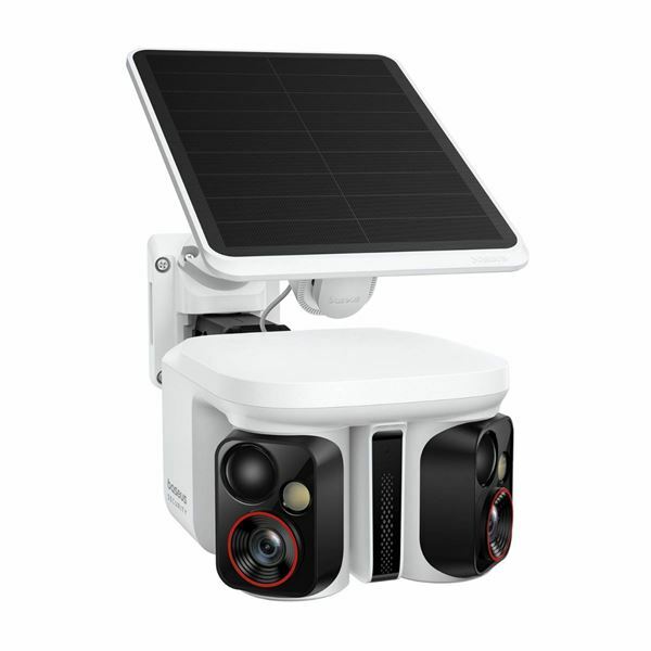 Baseus IP kamera 5.0MP brezžična PTZ dual zunanja akumulator + solarni X1 Pro