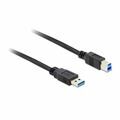 Delock kabel USB 3.0 A-B 1m črn 85066
