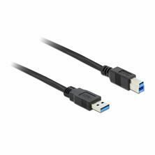 Delock kabel USB 3.0 A-B 1m črn 85066