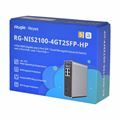 Picture of Ruijie-Reyee stikalo Giga 4-port PoE+ 2x SFP kovinsko Managed Industrijsko DIN