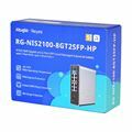Picture of Ruijie-Reyee stikalo Giga 8-port PoE+ 2x SFP kovinsko Managed Industrijsko DIN