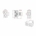 Picture of EFB adapter triplex RJ45 2Žx1Ž kovinski 37528.1V2
