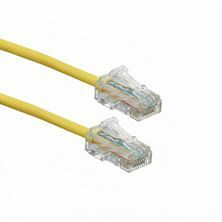 Leviton patch UTP CAT.6 0,6m rumen 3,8mm HighFlex P24 6H4P0-02Y