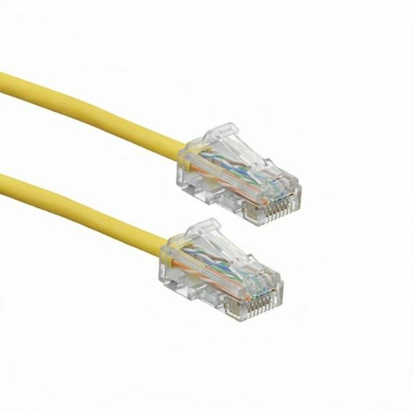 Leviton patch UTP CAT.6 0,6m rumen 3,8mm HighFlex P24 6H4P0-02Y