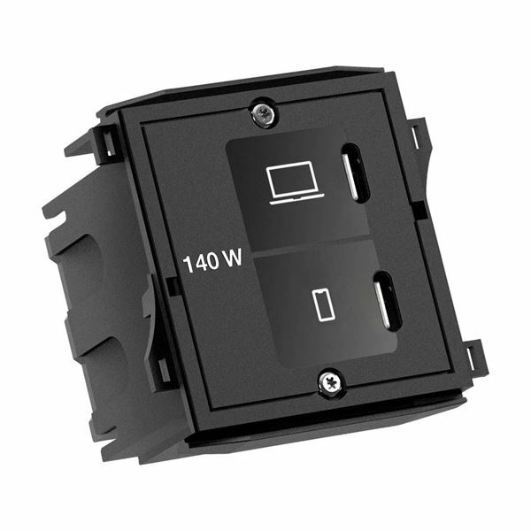 Bachmann modul napajalni 2xUSB-C 140W PD BM0021867