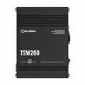 Picture of Teltonika stikalo Giga  8-port 8x PoE 2xSFP 240W DIN Mini TSW200-62W