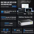 Picture of GMKtec računalnik mini PC G9 Intel N150 12GB RAM DDR5 512GB SSD NucBox