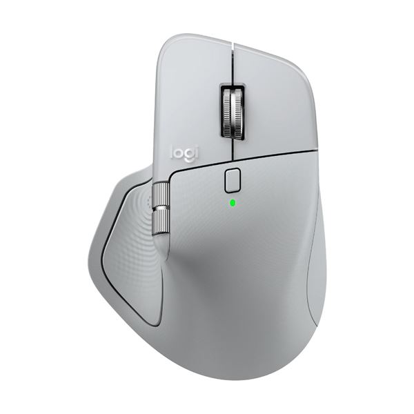 Logitech miška MX Master 4 brezžična Bluetooth LogiBolt-C siva 910-007563