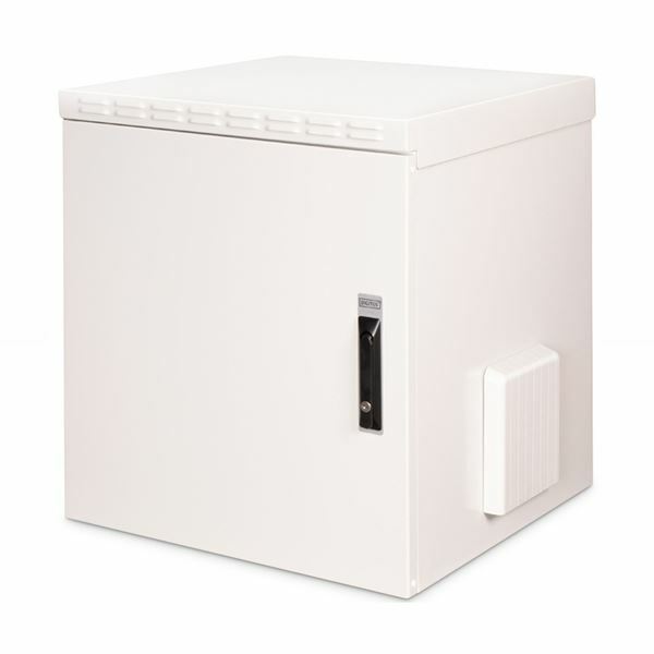 Digitus zidni kabinet 12U 713 600x600 siv sestavljen zunanji IP55