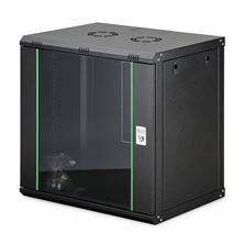 Digitus zidni kabinet 12U 638 600x450 črn sestavljen DN-19 12-U-EC-SW