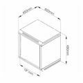 Picture of Digitus zidni kabinet  9U 579 600x450 siv sestavljen zunanji IP55