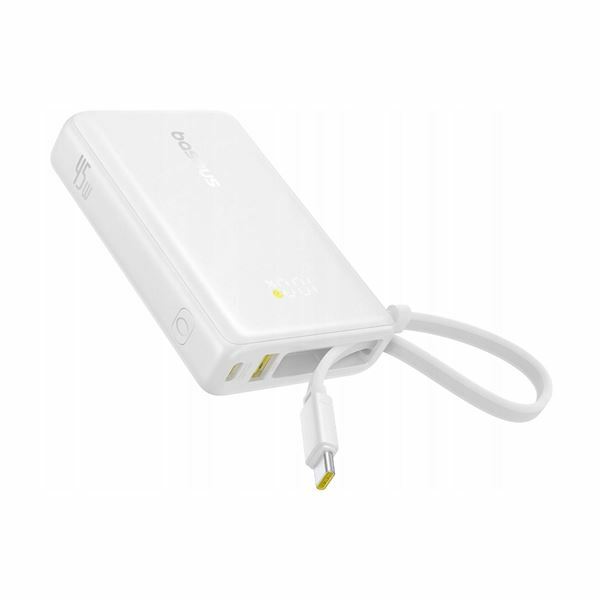 Baseus prenosna baterija 10.000mAh 45W PowerBank TipC kabel bela P10076803213-0