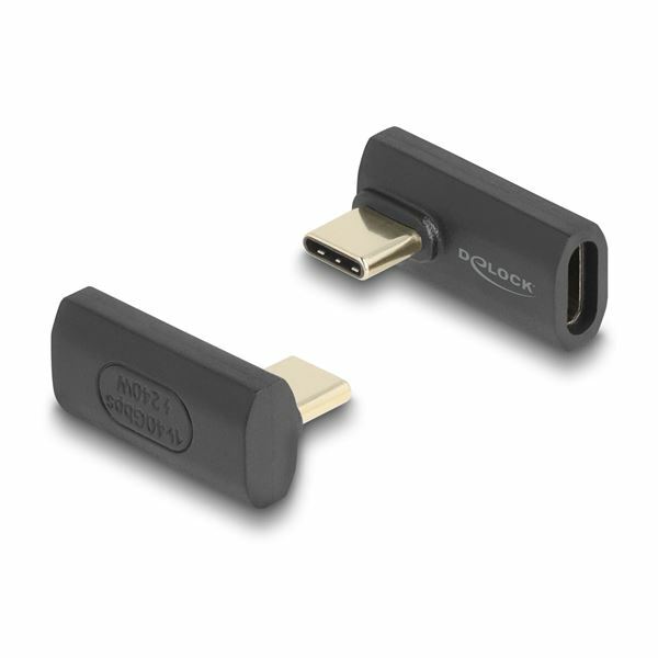 Delock adapter kotni USB TipC 90° 240W 40Gb 8K 60Hz 60244
