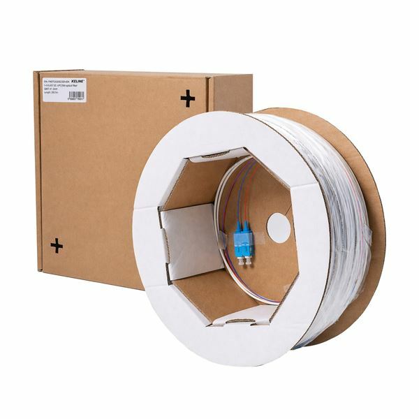 Keline optični kabel SM SC-SC 300m OS2 Duplex FTTHOS2-SCSC-3000-B2ca
