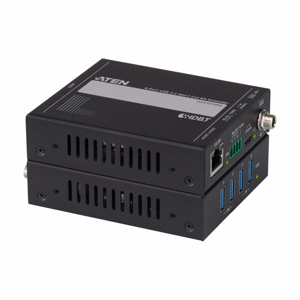 ATEN line extender USB 3.2 HUB 4xA RJ45-RJ45 Cat.6A UCE33100