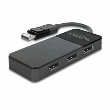 Delock množilnik DisplayPort 3x1 4K MST 87737