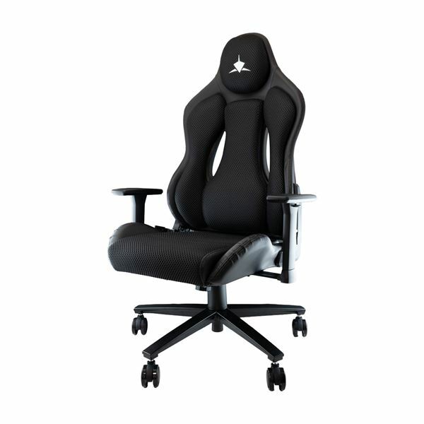 WHITE SHARK gaming stol TALISMAN črn